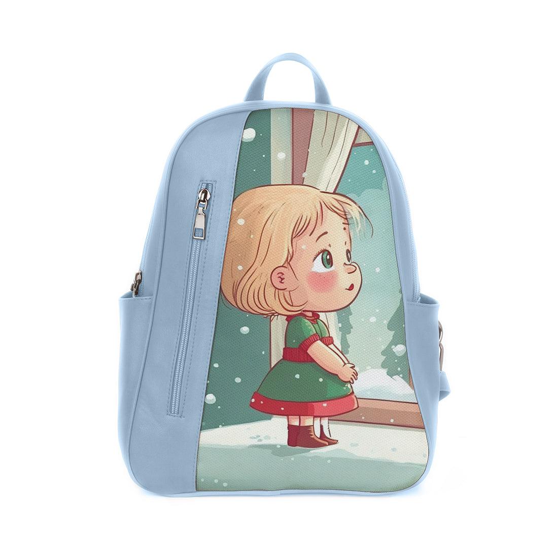 Blue Mixed Backpack Christmas Girl - CANVAEGYPT