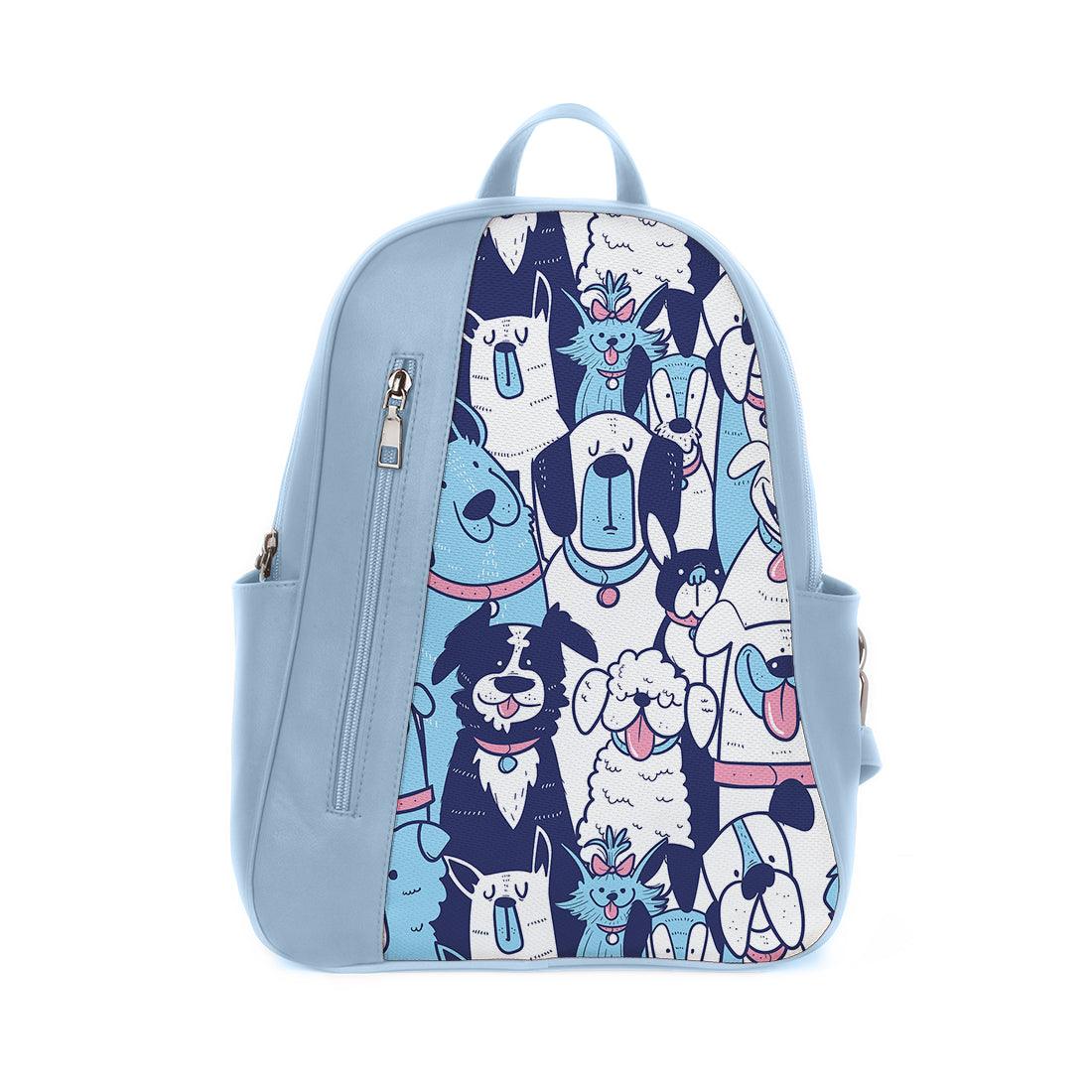 Blue Mixed Backpack Dogs - CANVAEGYPT
