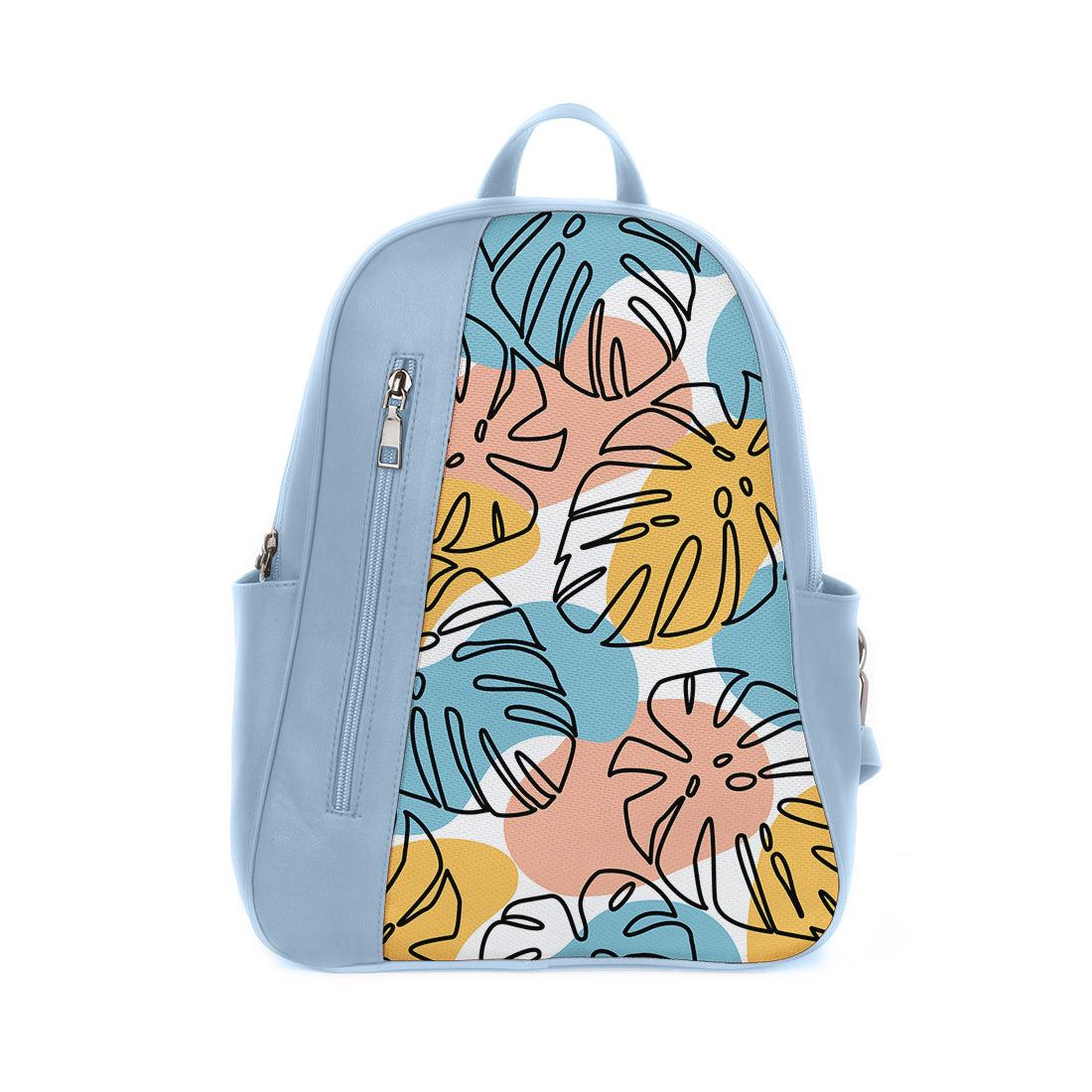 Blue Mixed Backpack Floral - CANVAEGYPT
