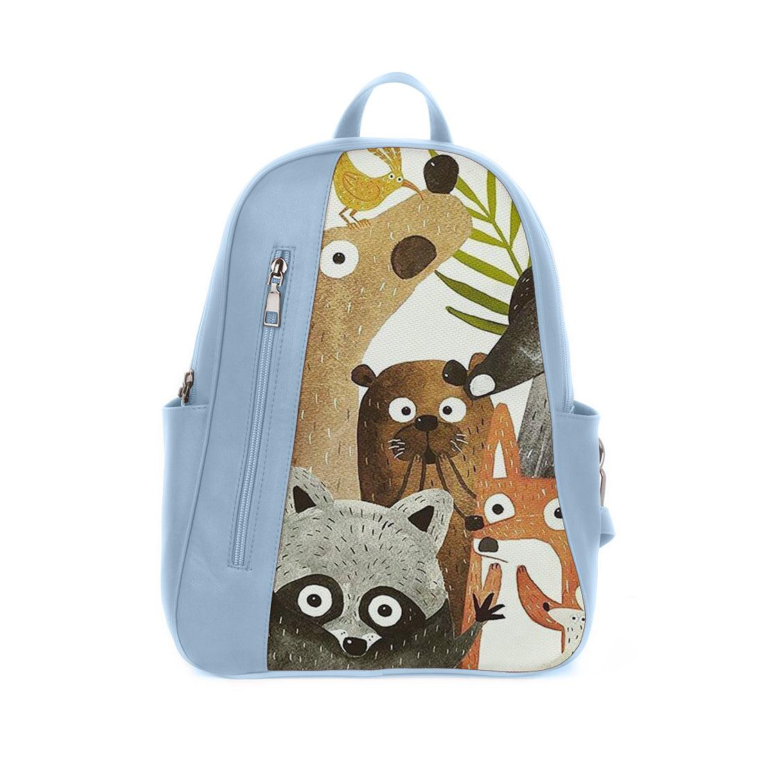 Blue Mixed Backpack Jungle - CANVAEGYPT