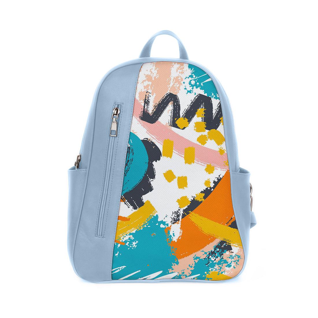 Blue Mixed Backpack Paint - CANVAEGYPT