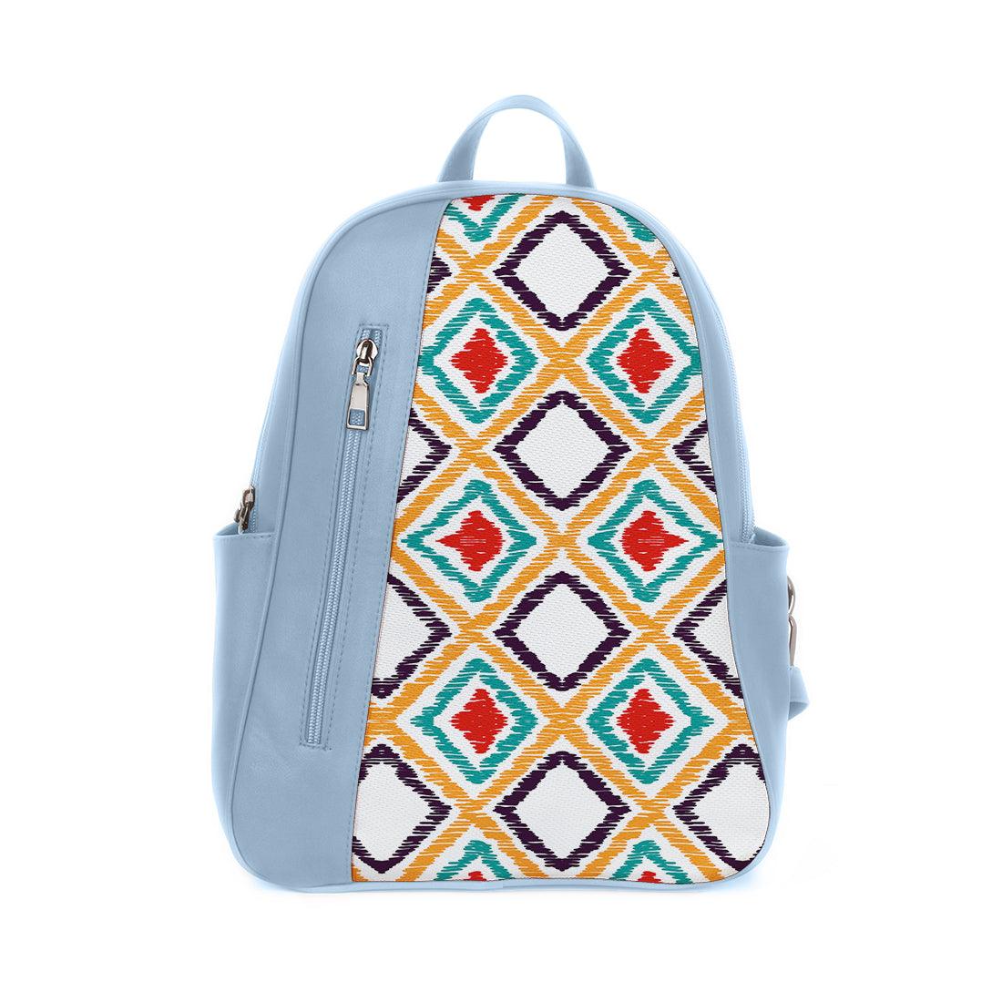 Blue Mixed Backpack Pixely - CANVAEGYPT
