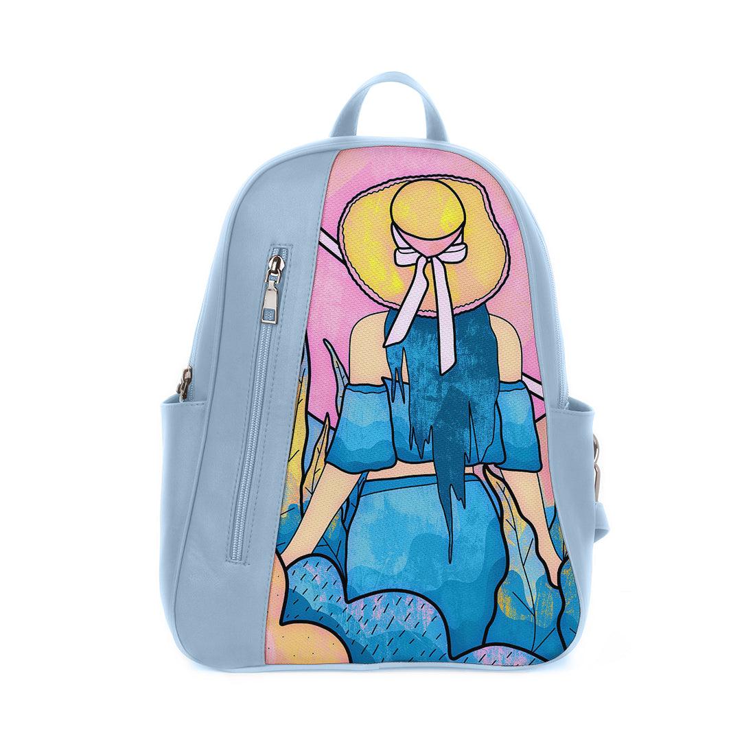 Blue Mixed Backpack Summer girl - CANVAEGYPT