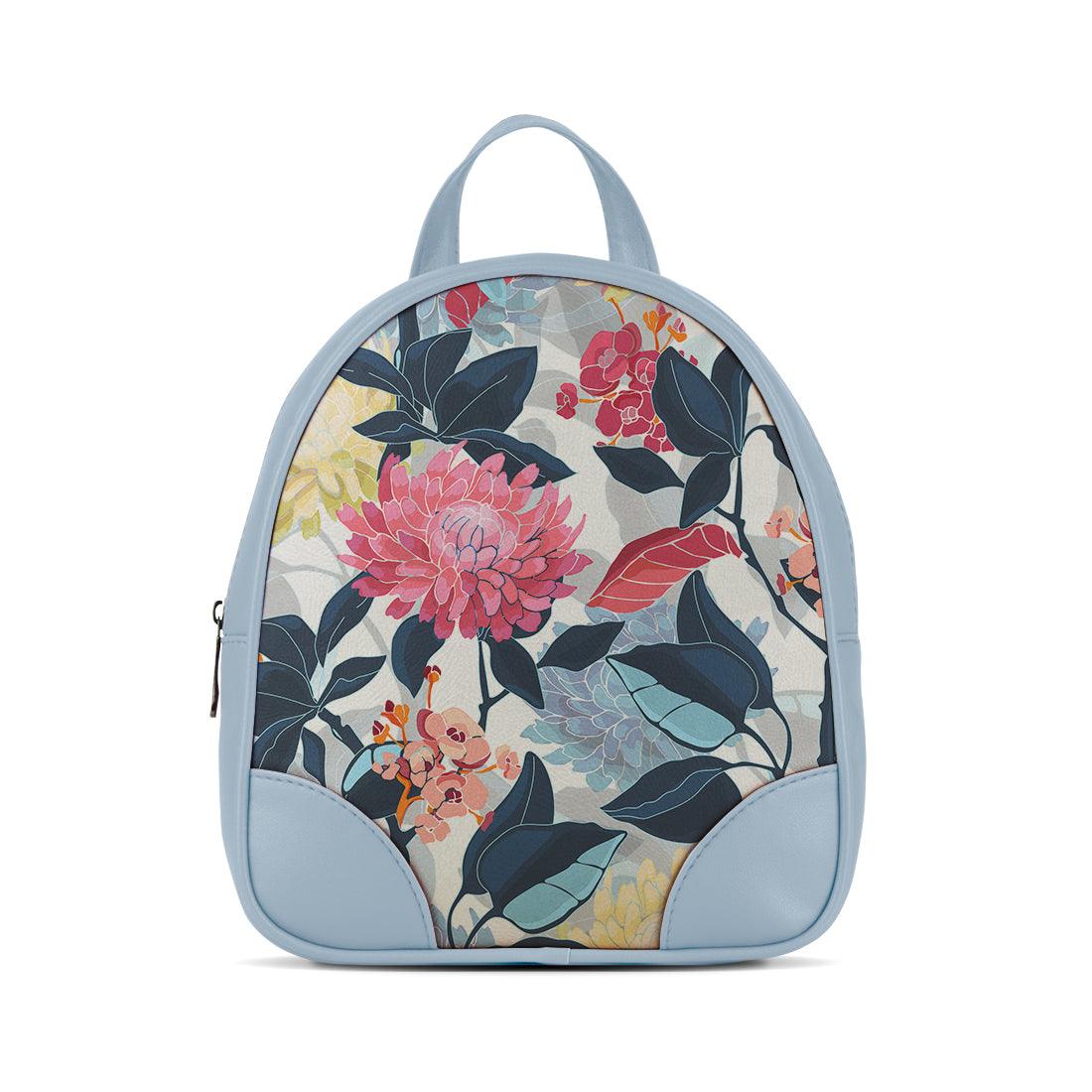 Blue O Mini Backpacks Flower Art - CANVAEGYPT