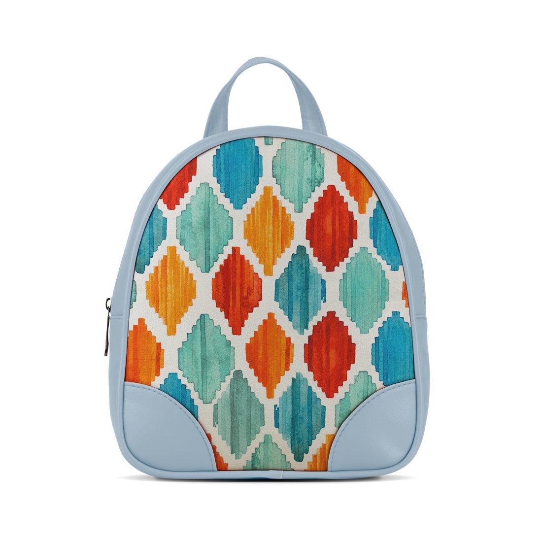 Blue O Mini Backpacks Rhombus sarong - CANVAEGYPT