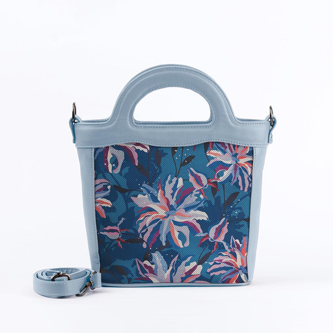 Blue Top Handle Handbag Blue Night - CANVAEGYPT