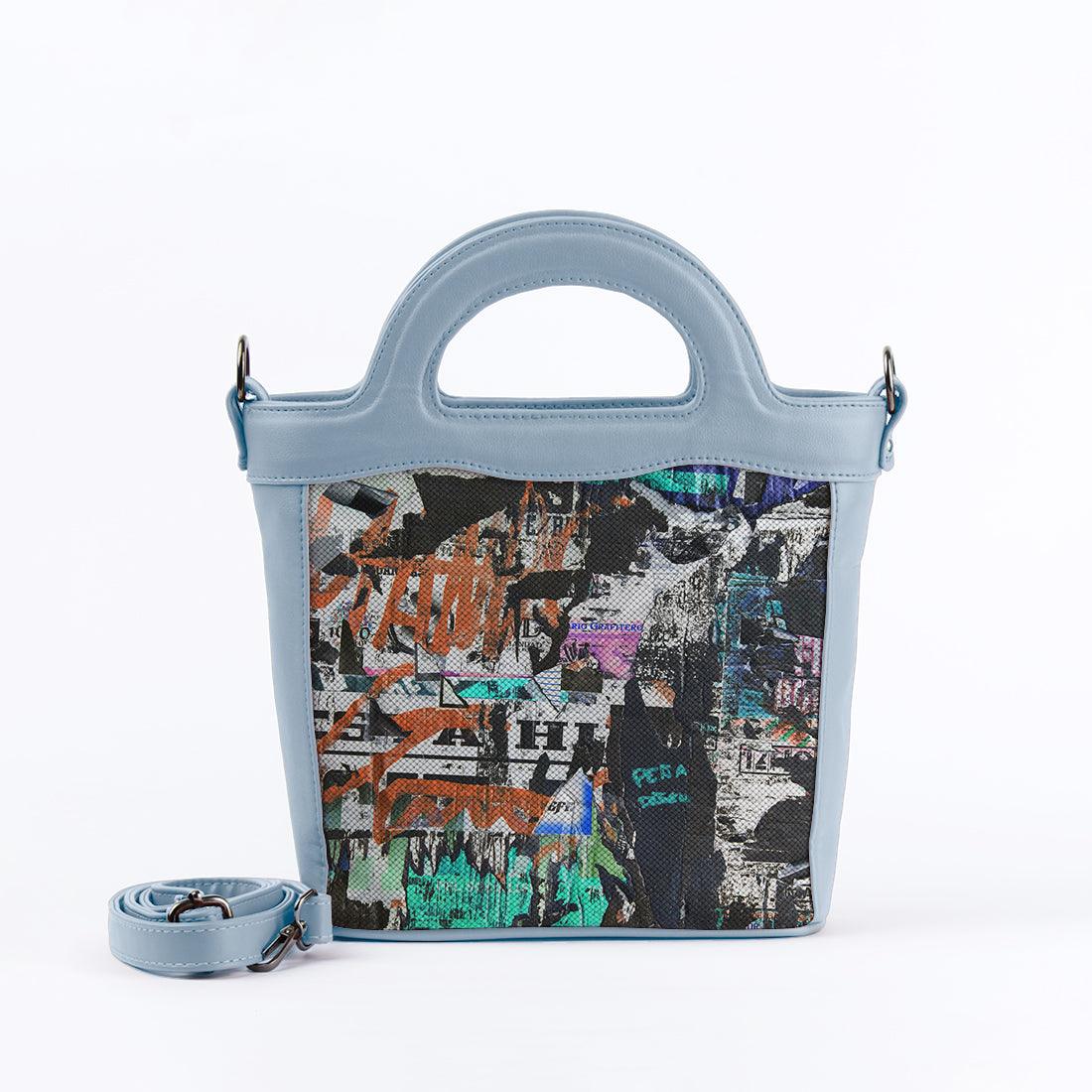 Blue Top Handle Handbag Full Wall - CANVAEGYPT