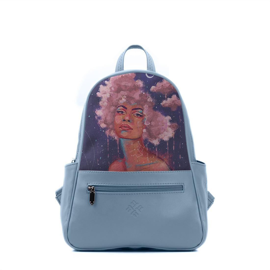 Blue Vivid Backpack Head in the clouds