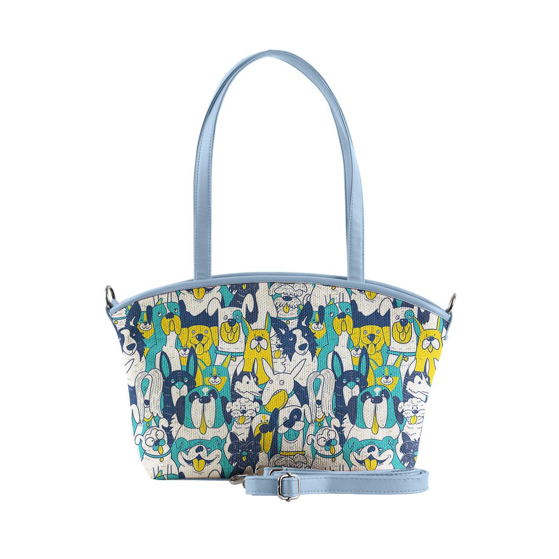 Blue Wide Tote Bag Cuites - CANVAEGYPT