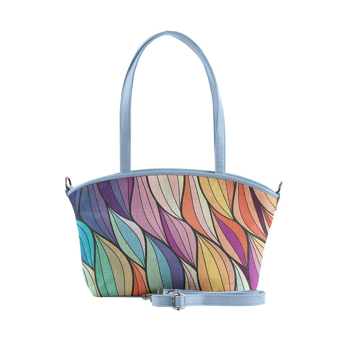 Blue Wide Tote Bag Flows - CANVAEGYPT