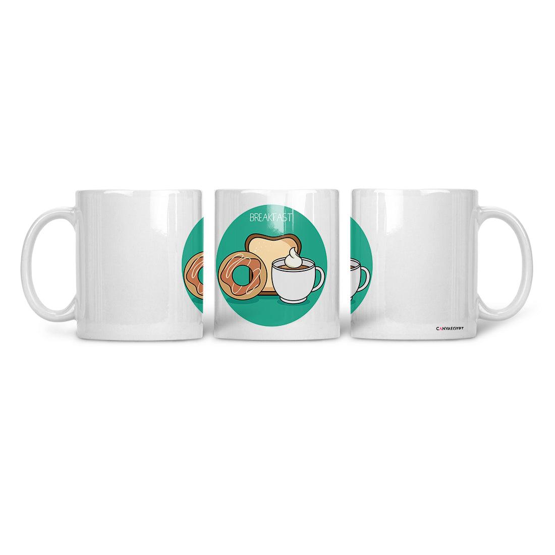 Ceramic Mug Breakfast Coffee - CANVAEGYPT