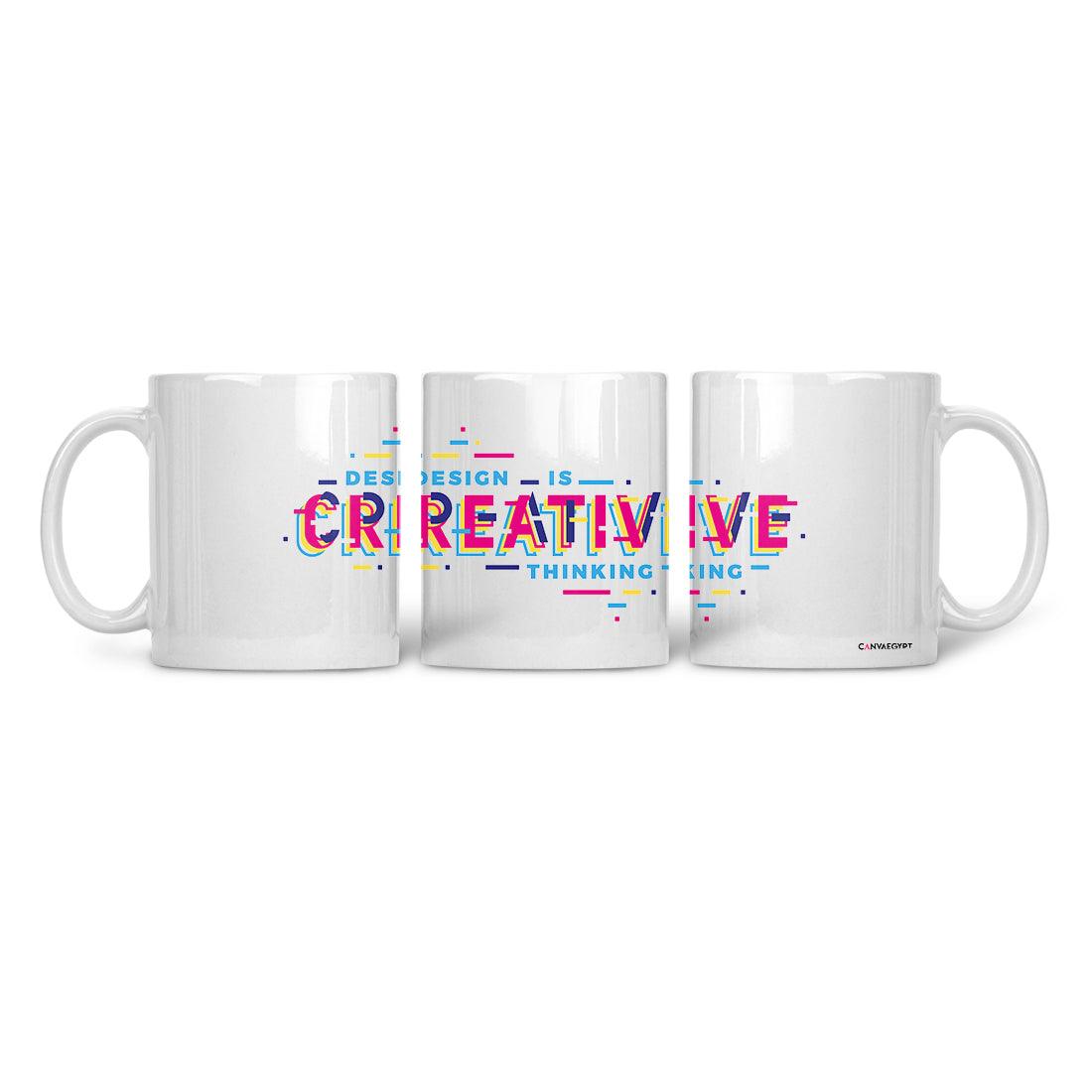 Ceramic Mug Design Is Creative Thinking