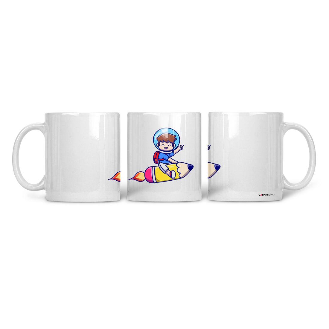 Ceramic Mug Flying Kid - CANVAEGYPT
