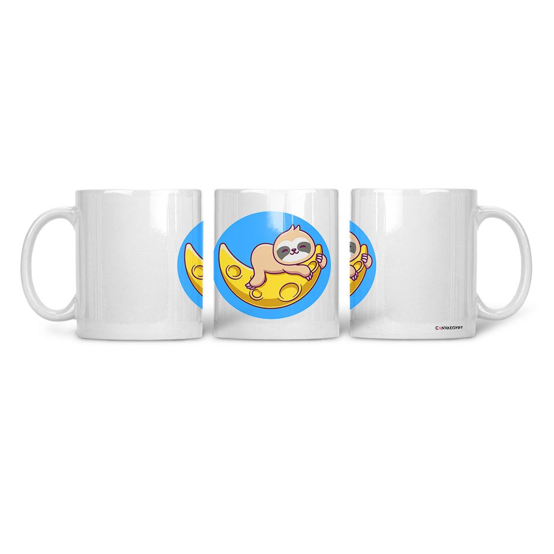 Ceramic Mug Sleeping Sloth - CANVAEGYPT