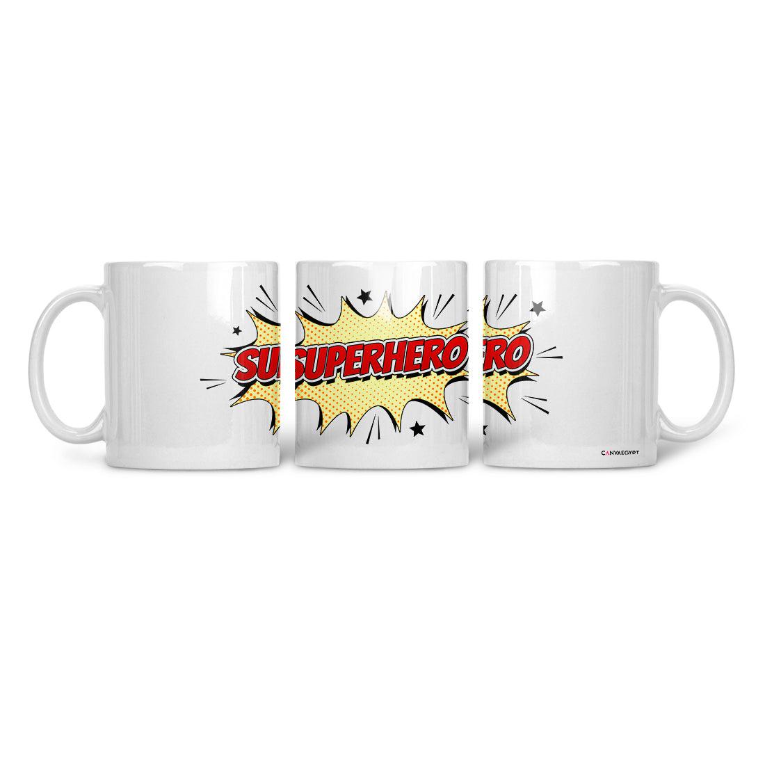 Ceramic Mug SuperHero - CANVAEGYPT