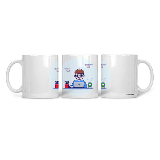 Ceramic Mug Working Man - CANVAEGYPT