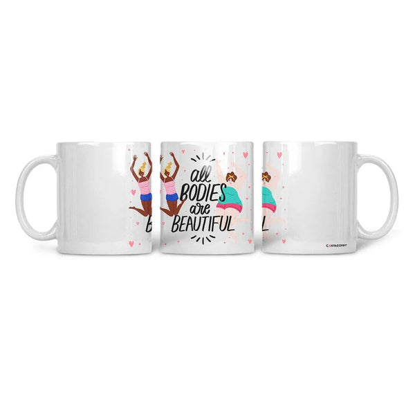 Ceramic Mug all bodies are beautiful - CANVAEGYPT