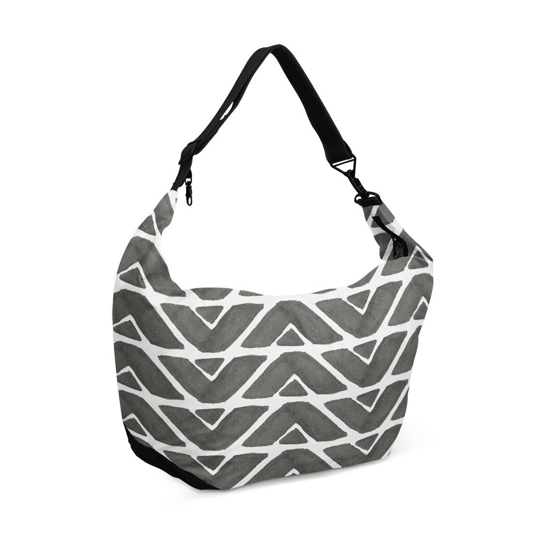 Crescent bag African Pattern Grey - CANVAEGYPT