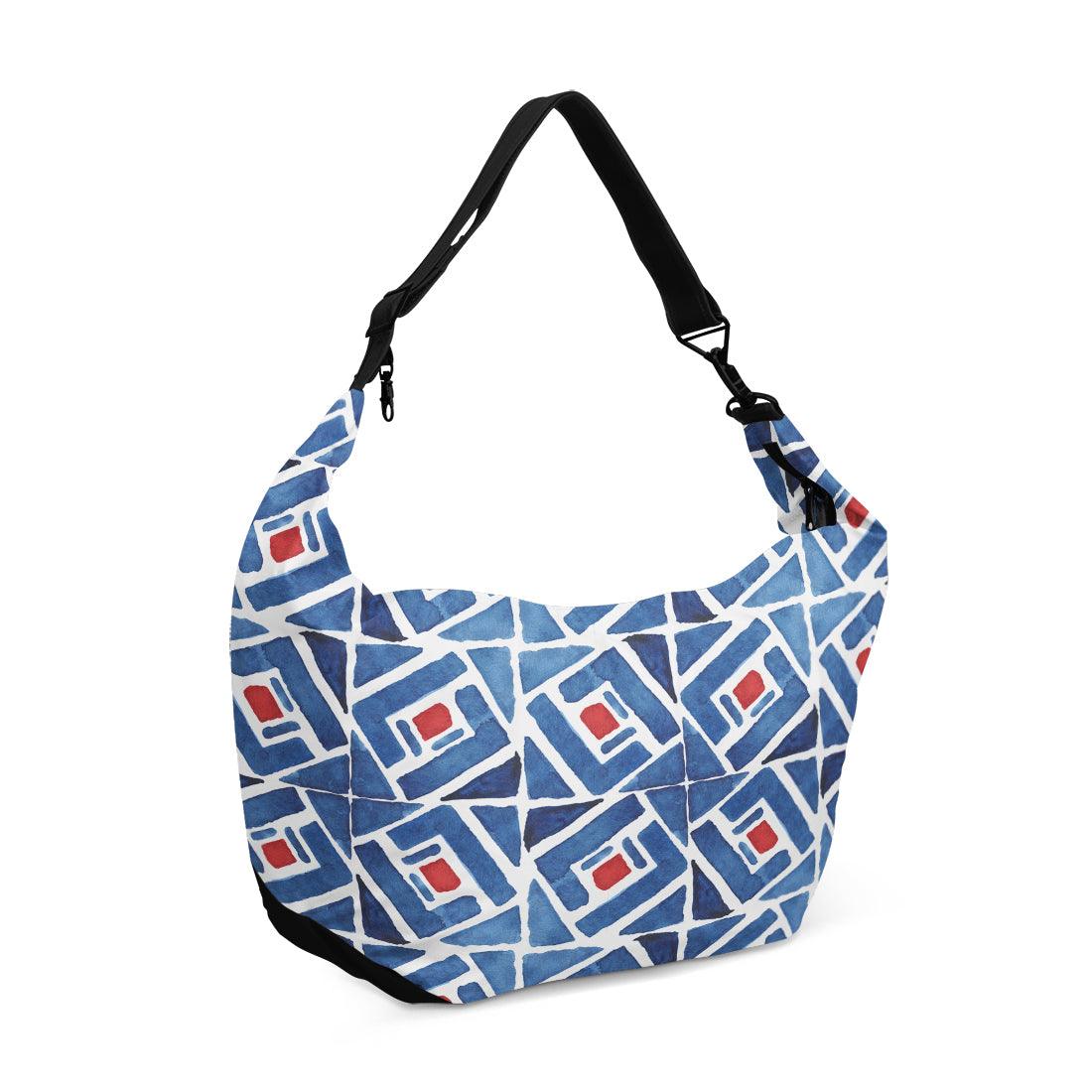 Crescent bag African Pattern Blue - CANVAEGYPT