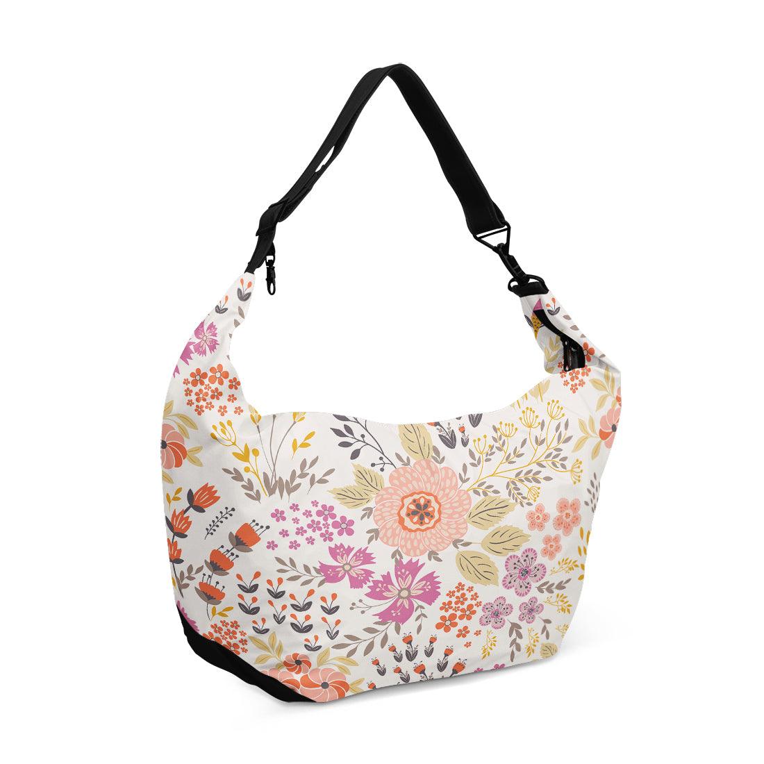 Crescent bag Floral Flowers - CANVAEGYPT