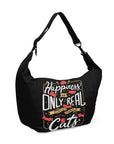 Crescent bag Happiness Is Real With Cats