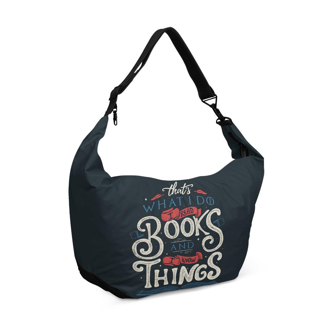 Crescent bag I know By Reading books