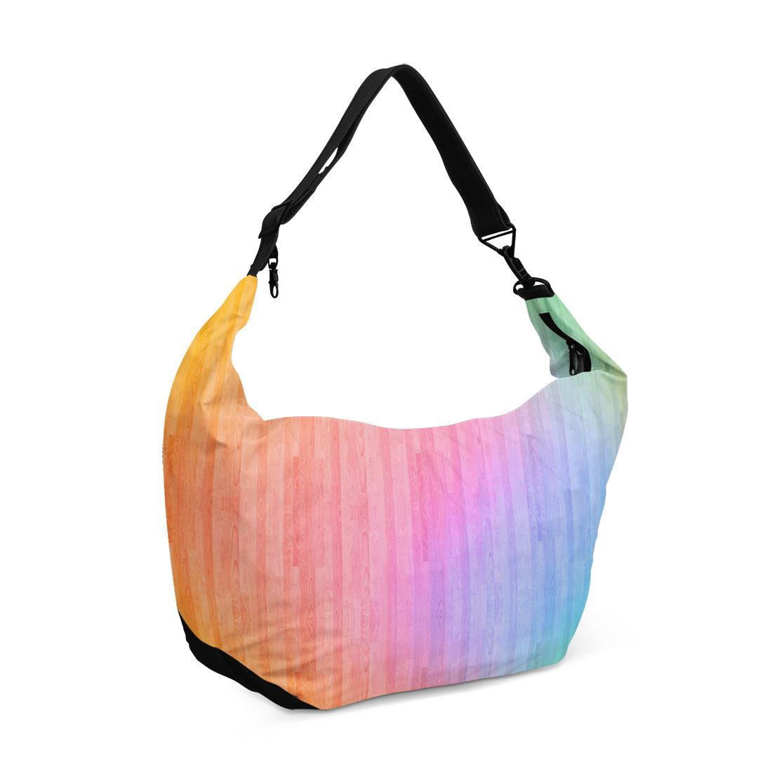 Crescent bag Rainbow Lines