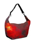 Crescent bag Red Clouds