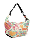 Crescent bag Spotted Hearts