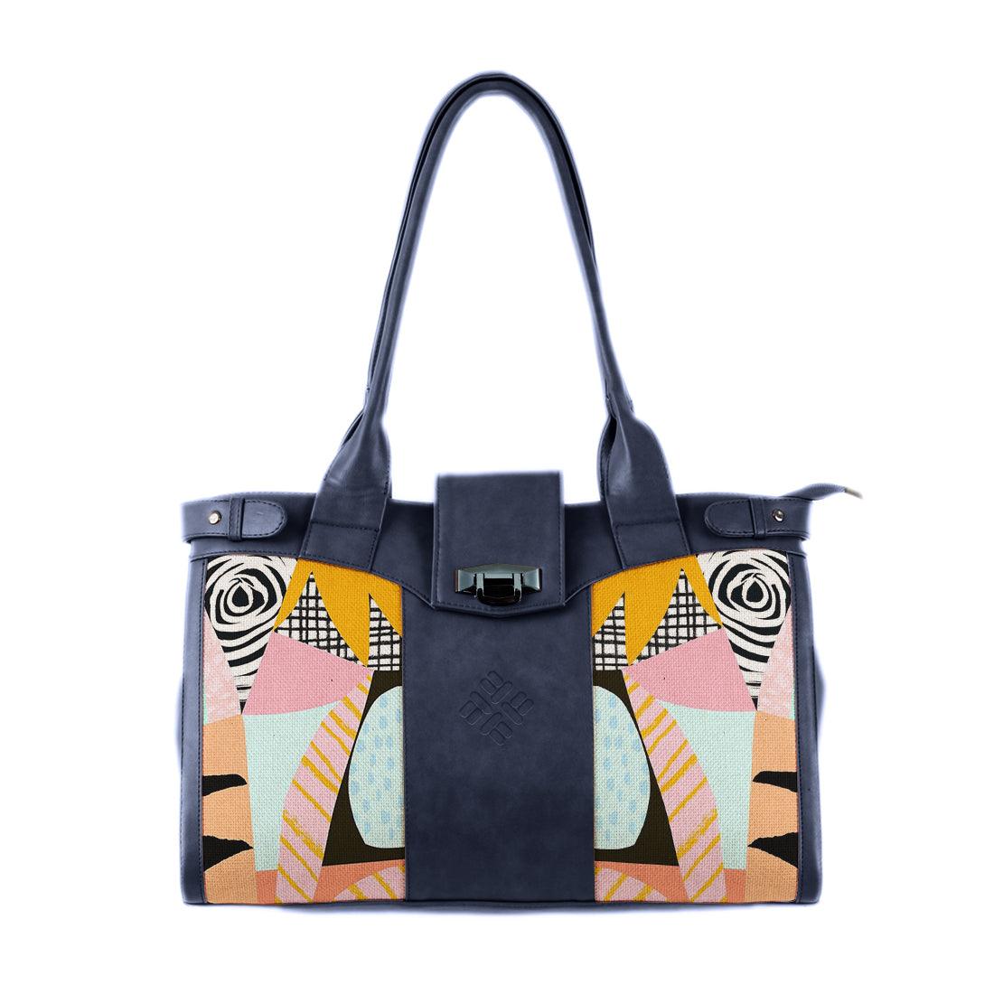 DB Double Handle Large Bag Abstract - CANVAEGYPT