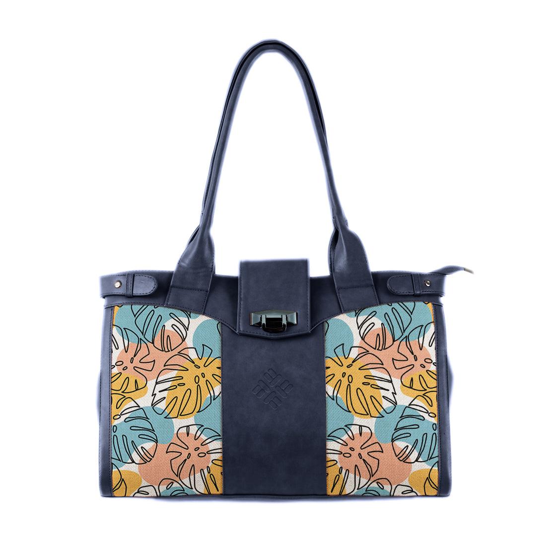DB Double Handle Large Bag Floral - CANVAEGYPT