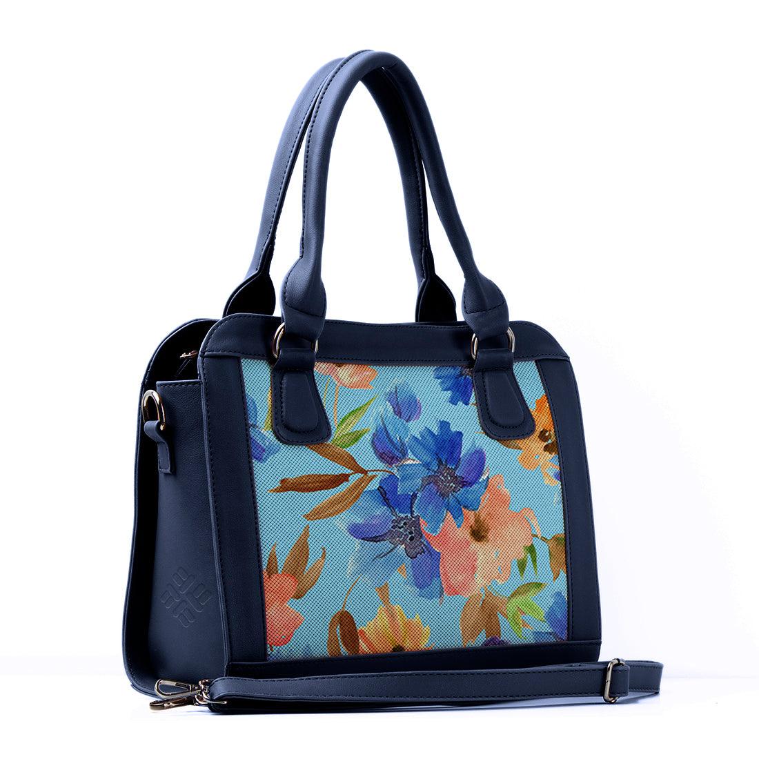 DB Travel Hobo Bag Blue Floral - CANVAEGYPT