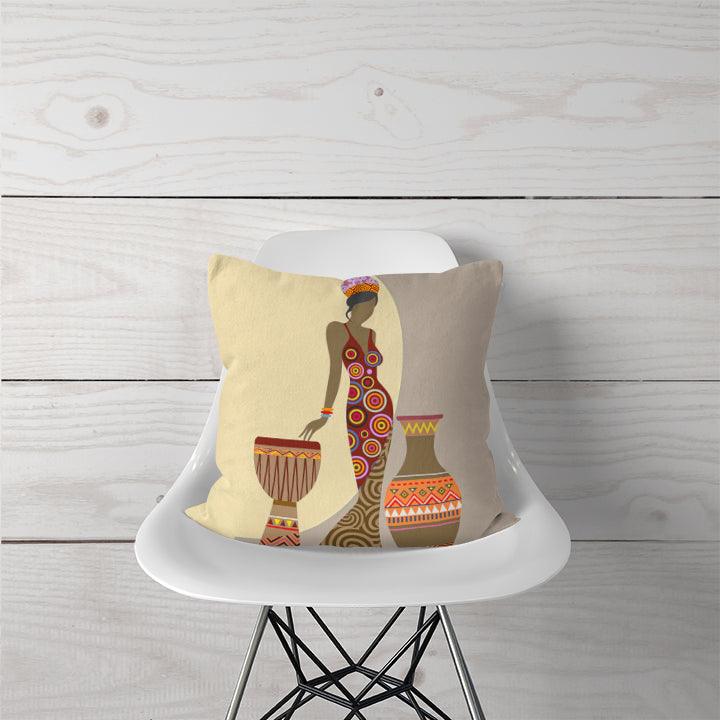 Decorative Pillow African Lady - CANVAEGYPT