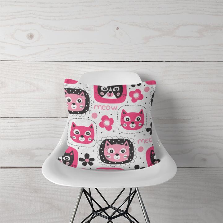 Decorative Pillow Cat Pattern - CANVAEGYPT