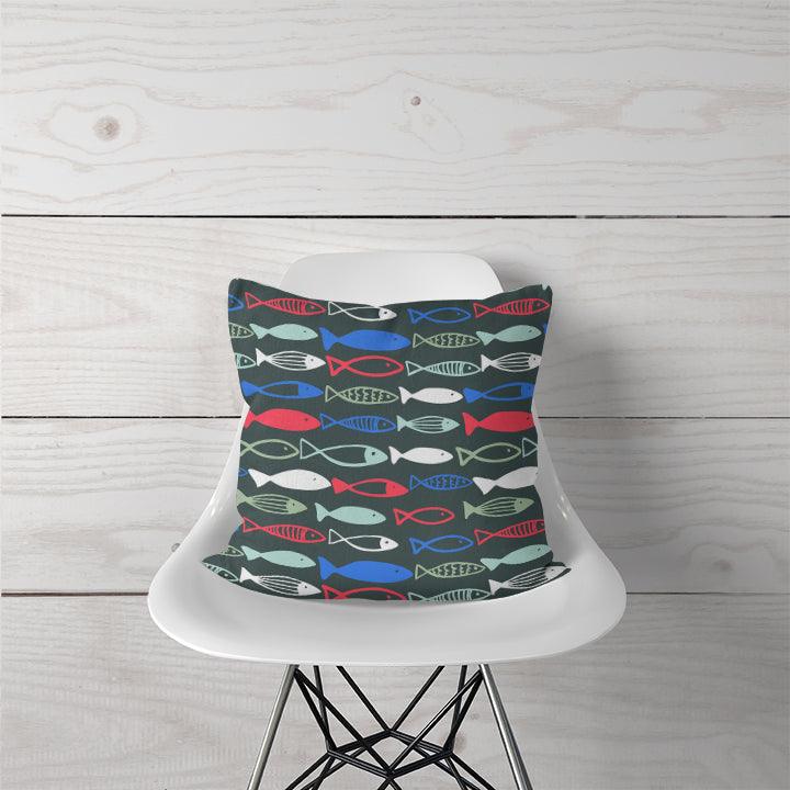 Decorative Pillow Fish Line - CANVAEGYPT