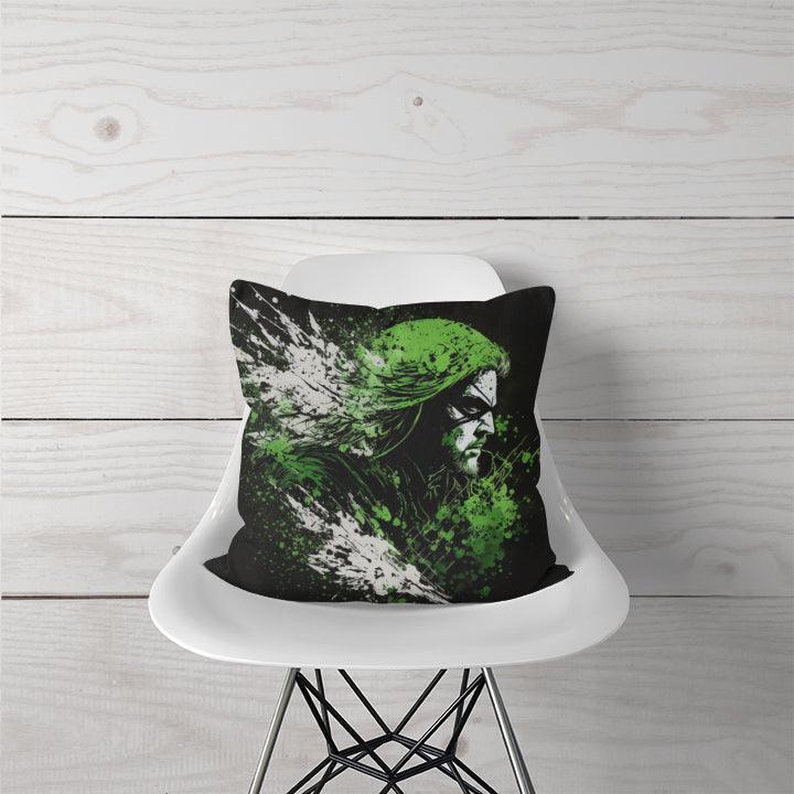 Decorative Pillow Green Arrow - CANVAEGYPT