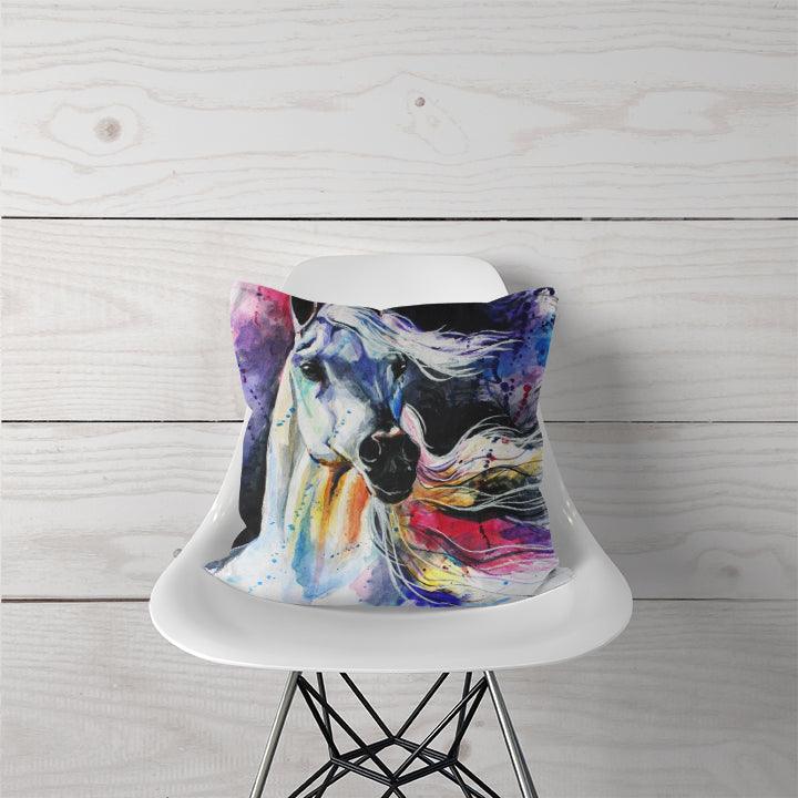 Decorative Pillow Horse - CANVAEGYPT