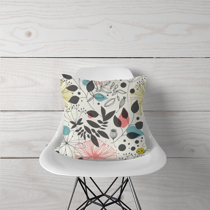 Decorative Pillow Leaf Art - CANVAEGYPT