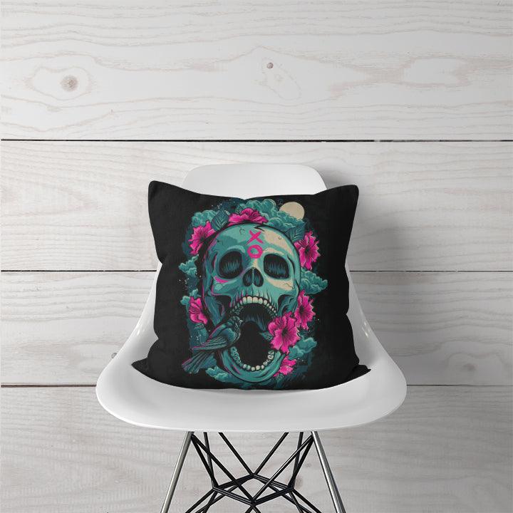 Decorative Pillow Skull Love - CANVAEGYPT