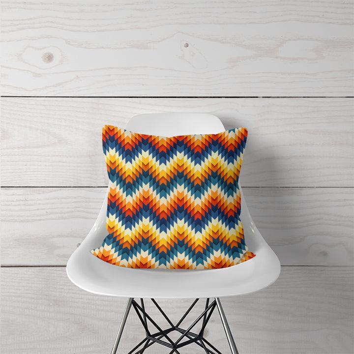 Decorative Pillow Zigzags