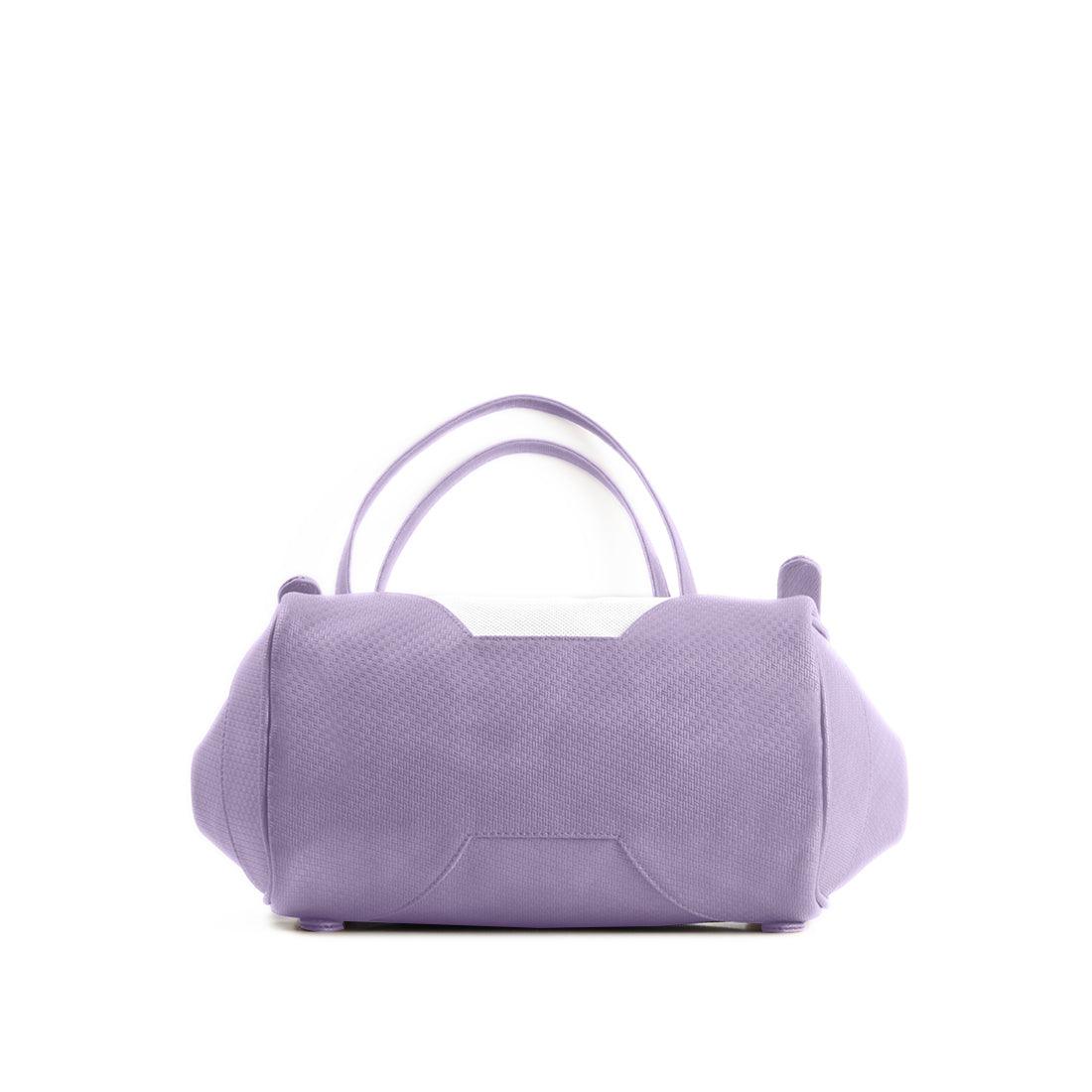 Lavender Leather Tote Bag Paint - CANVAEGYPT