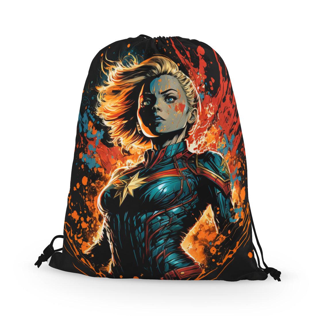 Drawstring Bag Captain Marvel - CANVAEGYPT
