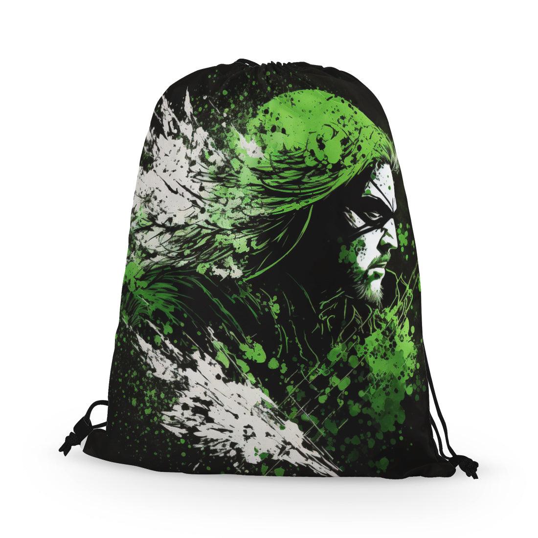 Drawstring Bag Green Arrow - CANVAEGYPT