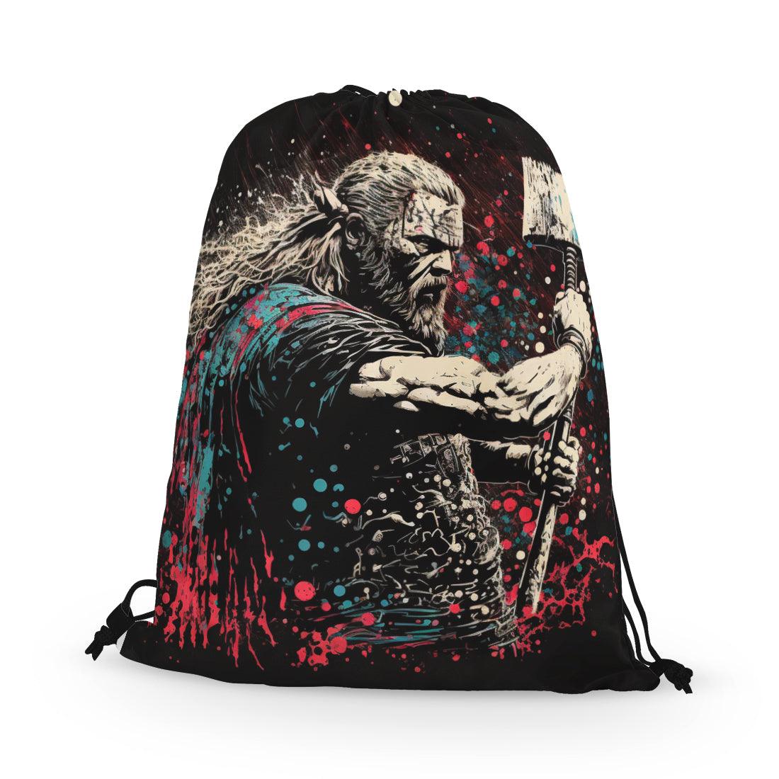 Drawstring Bag Thor With The Hammer - CANVAEGYPT