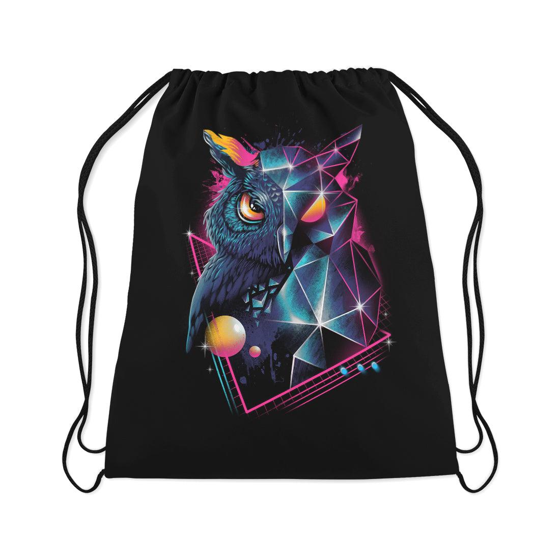 Drawstring Bags Abstract owl - CANVAEGYPT