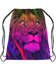 Drawstring Bag Colorful lion