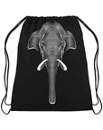 Drawstring Bag Elephant tribal
