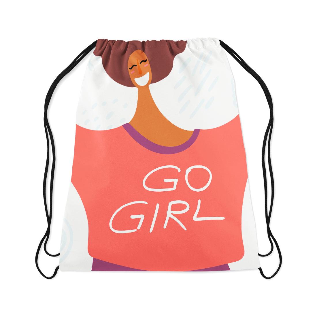 Drawstring Bag Go Girl - CANVAEGYPT