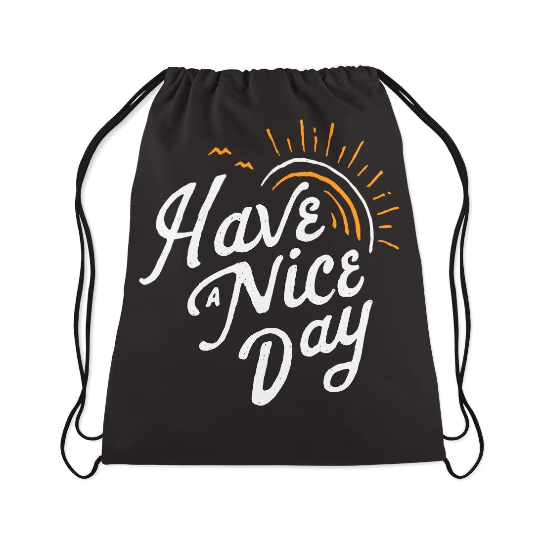 Drawstring Bag Nice day - CANVAEGYPT