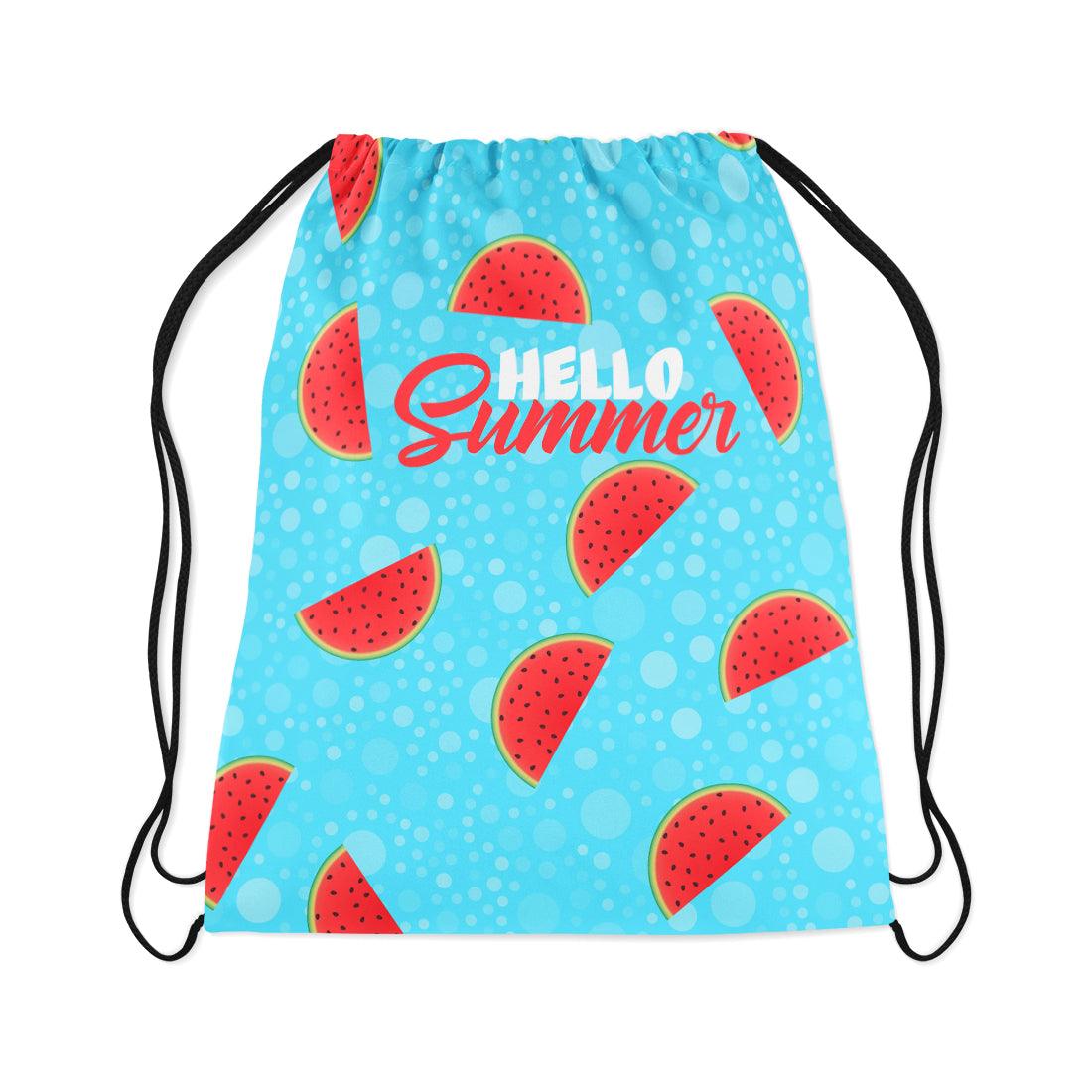 Drawstring Bag Summer Watermelon - CANVAEGYPT